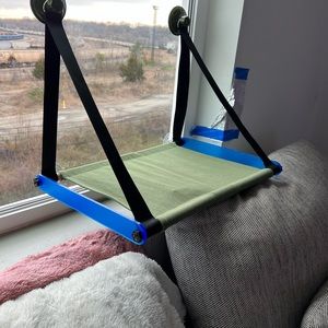 Cat or Dog foldable hammock for window, holds up to 60lbs